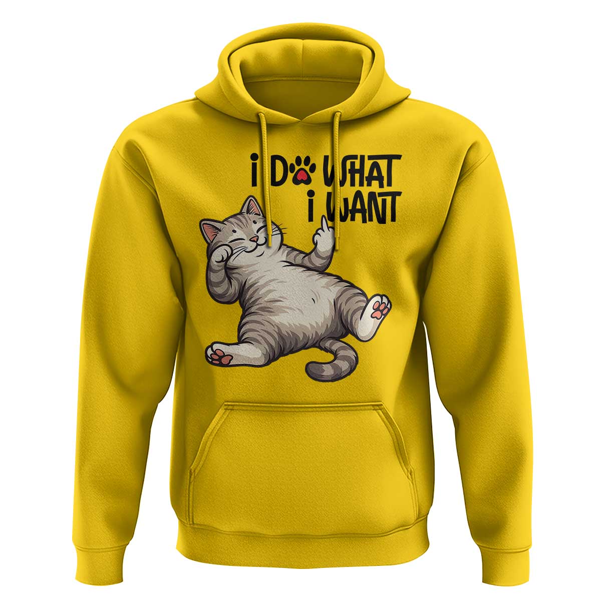 Cat Lover Hoodie Funny I Do What I Want - Wonder Print Shop