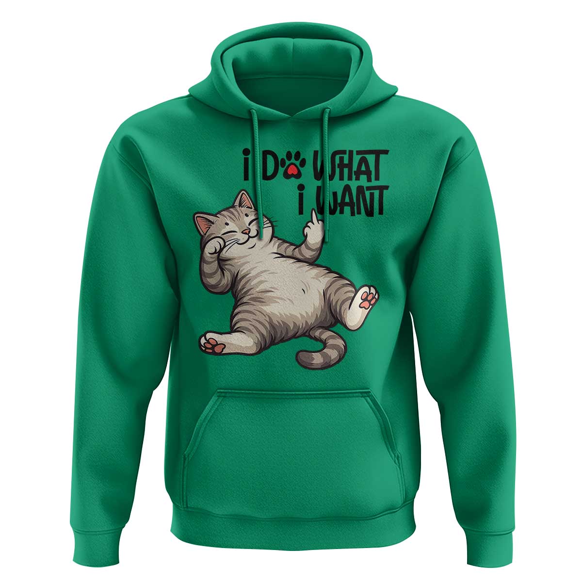 Cat Lover Hoodie Funny I Do What I Want - Wonder Print Shop