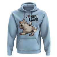 Cat Lover Hoodie Funny I Do What I Want - Wonder Print Shop
