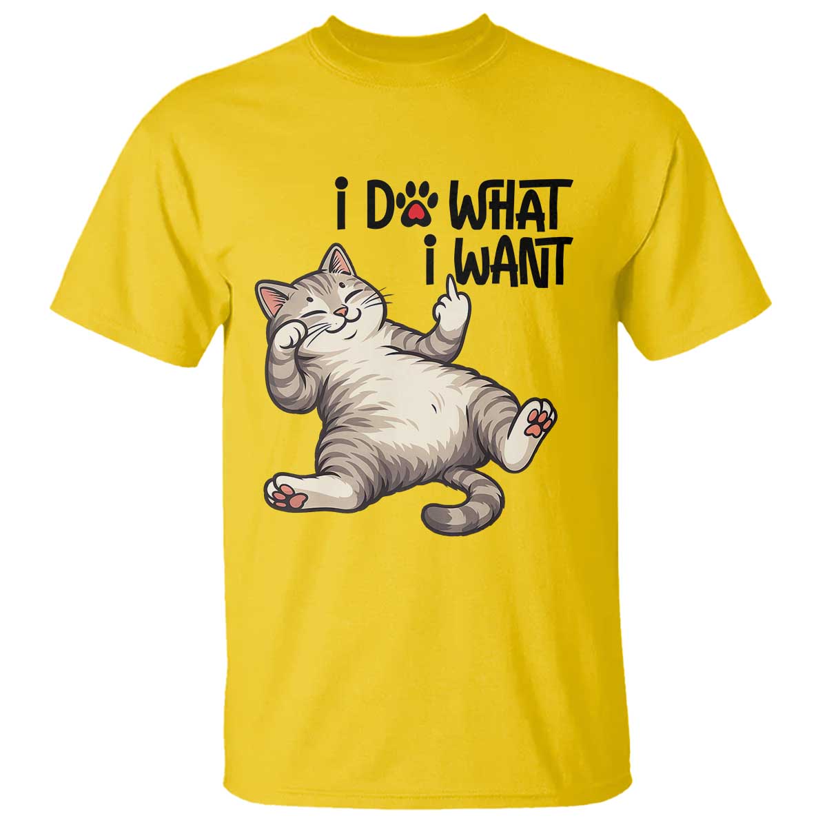 Cat Lover T Shirt Funny I Do What I Want - Wonder Print Shop