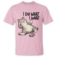 Cat Lover T Shirt Funny I Do What I Want - Wonder Print Shop