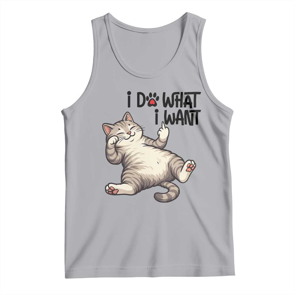 Cat Lover Tank Top Funny I Do What I Want - Wonder Print Shop