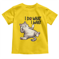 Cat Lover Toddler T Shirt Funny I Do What I Want - Wonder Print Shop