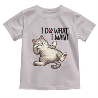 Cat Lover Toddler T Shirt Funny I Do What I Want - Wonder Print Shop