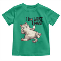 Cat Lover Toddler T Shirt Funny I Do What I Want - Wonder Print Shop
