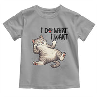 Cat Lover Toddler T Shirt Funny I Do What I Want - Wonder Print Shop