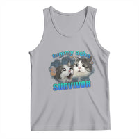 Tummy Ache Survivor Tank Top Funny Cat Meme For Cat Lover - Wonder Print Shop
