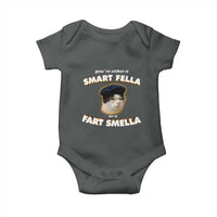 Funny Cat Farts Meme Baby Onesie You're Either A Smart Fella Or A Fart Smella - Wonder Print Shop