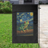 Funny Frog Garden Flag Van Gogh Style Starry Night - Wonder Print Shop