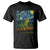 Funny Frog T Shirt Van Gogh Style Starry Night - Wonder Print Shop