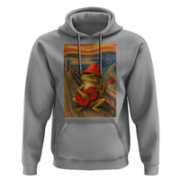 Funny Frog Hoodie Playing Guitar Van Gogh Starry Night Art Parody - Wonder Print Shop
