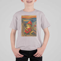 Funny Frog T Shirt For Kid Playing Guitar Van Gogh Starry Night Art Parody - Wonder Print Shop