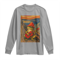 Funny Frog Long Sleeve Shirt Playing Guitar Van Gogh Starry Night Art Parody - Wonder Print Shop
