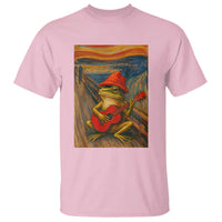 Funny Frog T Shirt Playing Guitar Van Gogh Starry Night Art Parody - Wonder Print Shop