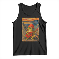 Funny Frog Tank Top Playing Guitar Van Gogh Starry Night Art Parody - Wonder Print Shop