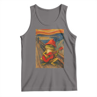Funny Frog Tank Top Playing Guitar Van Gogh Starry Night Art Parody - Wonder Print Shop