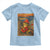 Funny Frog Toddler T Shirt Playing Guitar Van Gogh Starry Night Art Parody - Wonder Print Shop