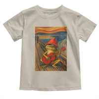 Funny Frog Toddler T Shirt Playing Guitar Van Gogh Starry Night Art Parody - Wonder Print Shop