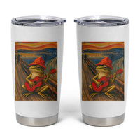 Funny Frog Tumbler Cup Playing Guitar Van Gogh Starry Night Art Parody