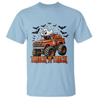 Truck Or Treat Ghost Racing T Shirt Funny Halloween Monster Truck Lover - Wonder Print Shop