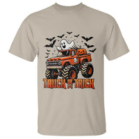 Truck Or Treat Ghost Racing T Shirt Funny Halloween Monster Truck Lover - Wonder Print Shop