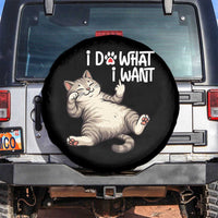 Funny Cat Spare Tire Cover I Do What I Want - Wonder Print Shop