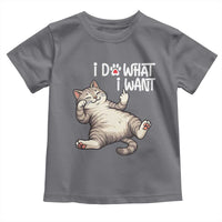 Funny Cat Toddler T Shirt I Do What I Want - Wonder Print Shop
