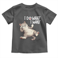 Funny Cat Toddler T Shirt I Do What I Want - Wonder Print Shop