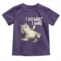 Funny Cat Toddler T Shirt I Do What I Want - Wonder Print Shop