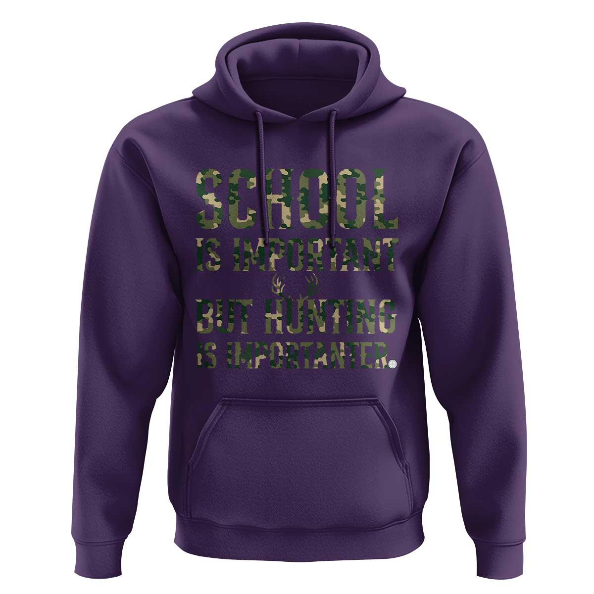School Is Important But Hunting Is Importanter Hoodie Hunter Life Joke - Wonder Print Shop