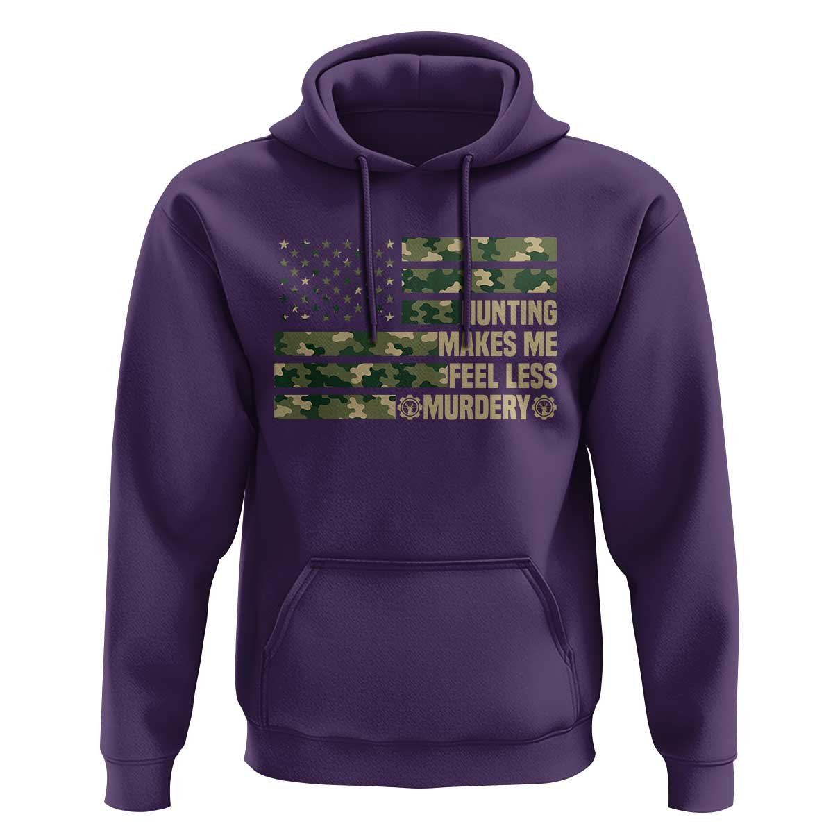 Hunter Life Joke Hoodie Hunting Makes Me Feel Less Murdery - Wonder Print Shop