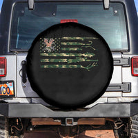 Hunting And Fishing Life Spare Tire Cover American Flag - Wonder Print Shop