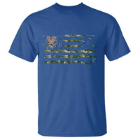 Hunting And Fishing Life T Shirt American Flag - Wonder Print Shop