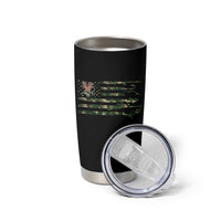 Hunting And Fishing Life Tumbler Cup American Flag