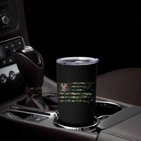 Hunting And Fishing Life Tumbler Cup American Flag