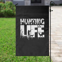 Hunting Life Garden Flag Funny Hunter Gift - Wonder Print Shop