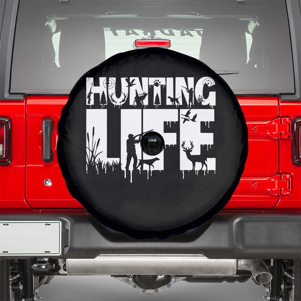 Hunting Life Spare Tire Cover Funny Hunter Gift - Wonder Print Shop
