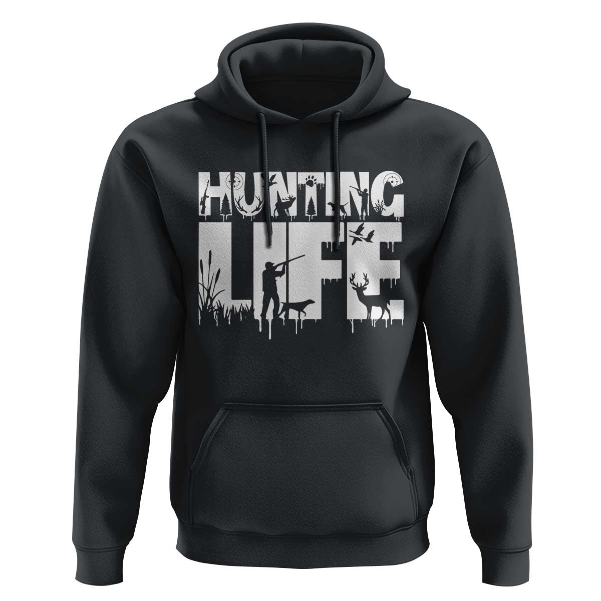 Hunting Life Hoodie Funny Hunter Gift - Wonder Print Shop