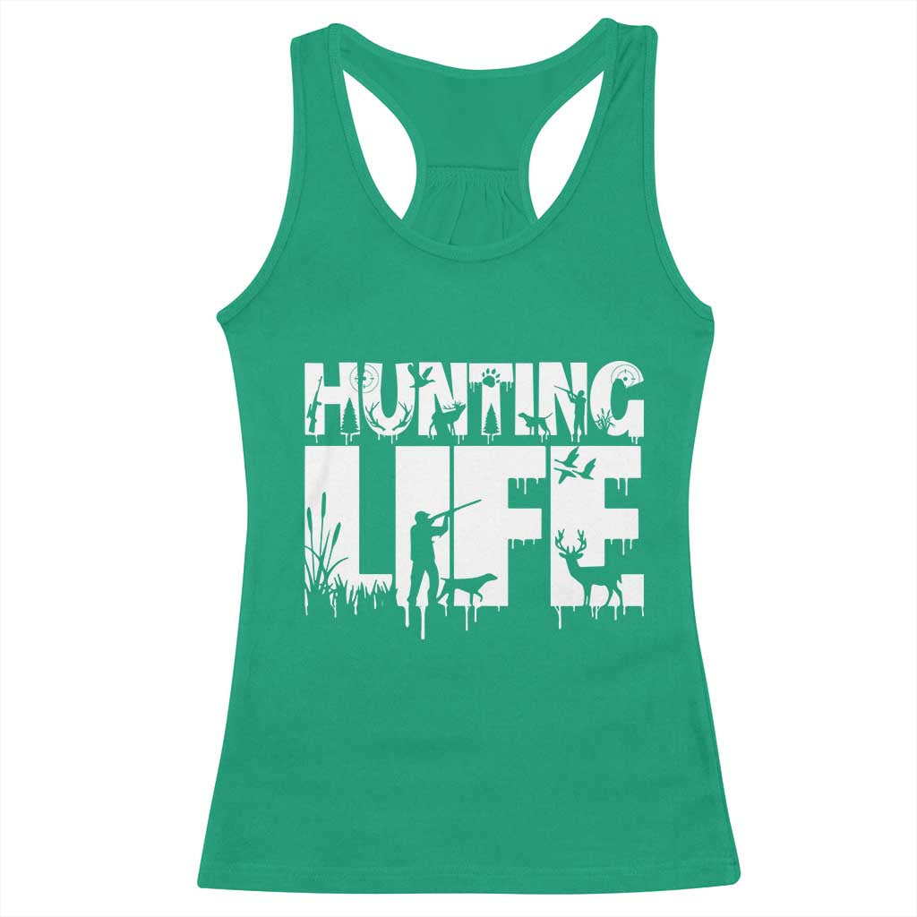 Hunting Life Racerback Tank Top Funny Hunter Gift - Wonder Print Shop