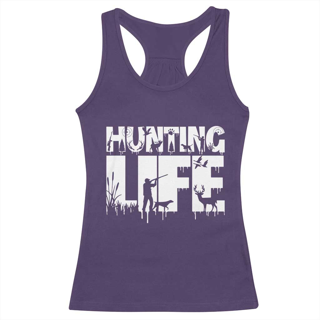 Hunting Life Racerback Tank Top Funny Hunter Gift - Wonder Print Shop