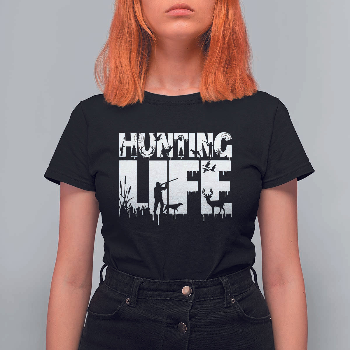 Hunting Life T Shirt For Women Funny Hunter Gift - Wonder Print Shop