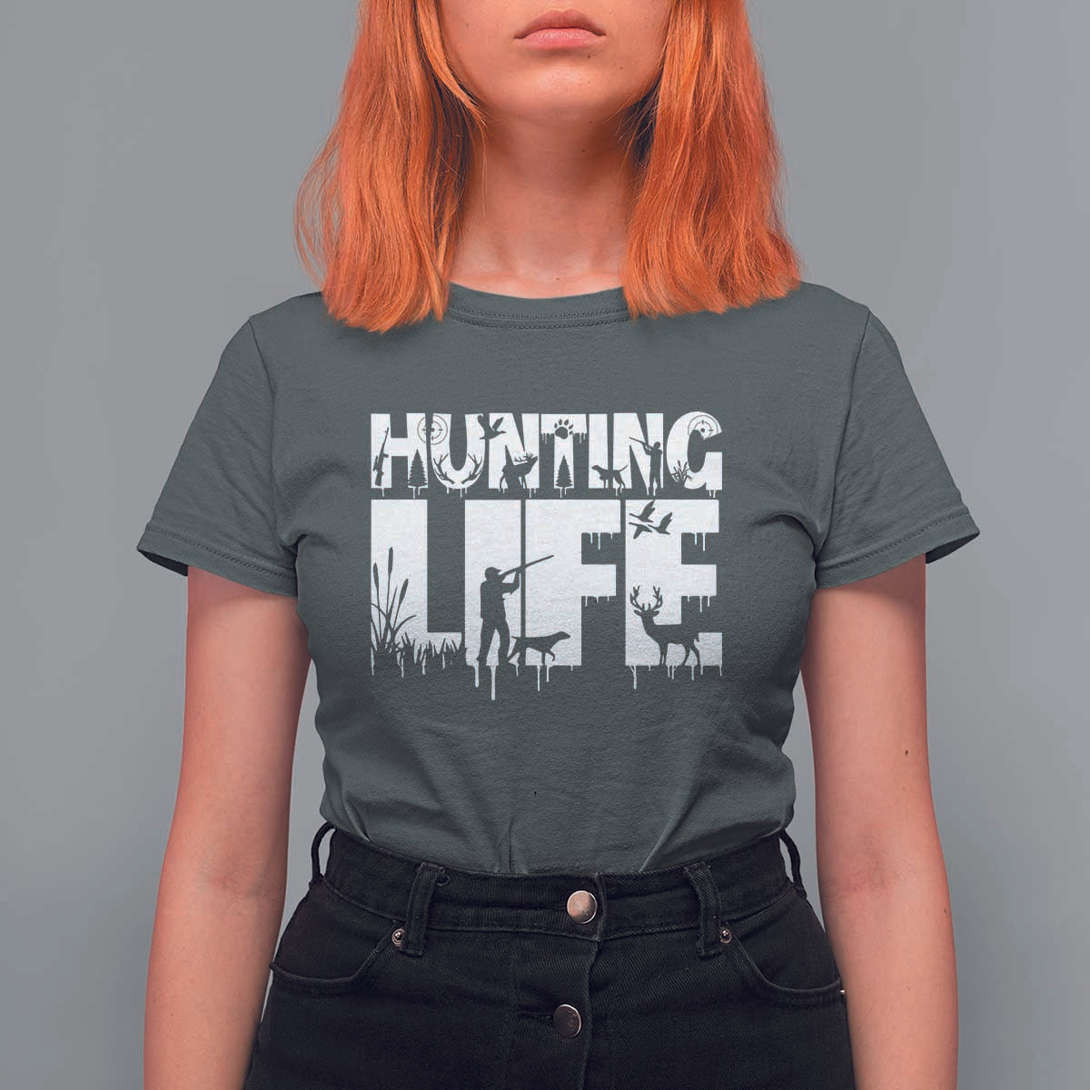 Hunting Life T Shirt For Women Funny Hunter Gift - Wonder Print Shop