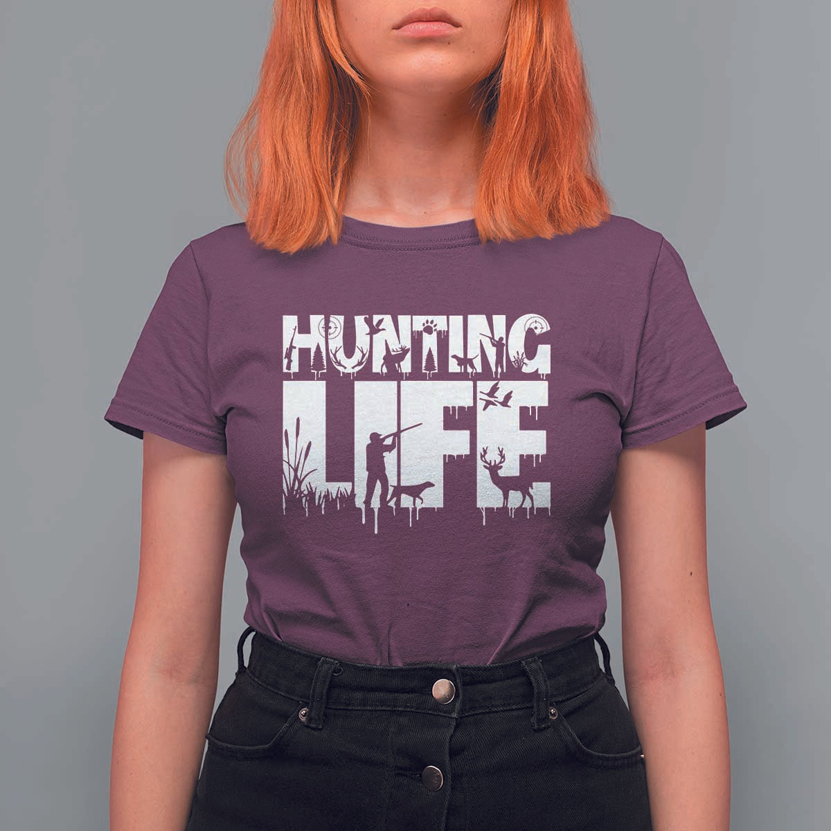 Hunting Life T Shirt For Women Funny Hunter Gift - Wonder Print Shop