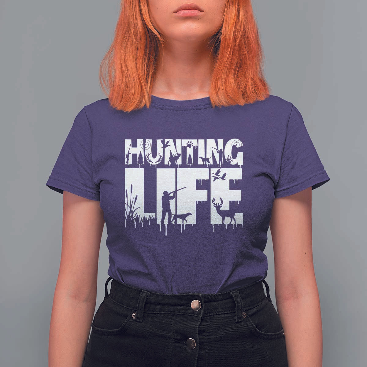 Hunting Life T Shirt For Women Funny Hunter Gift - Wonder Print Shop