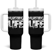 Hunting Life Tumbler With Handle Funny Hunter Gift