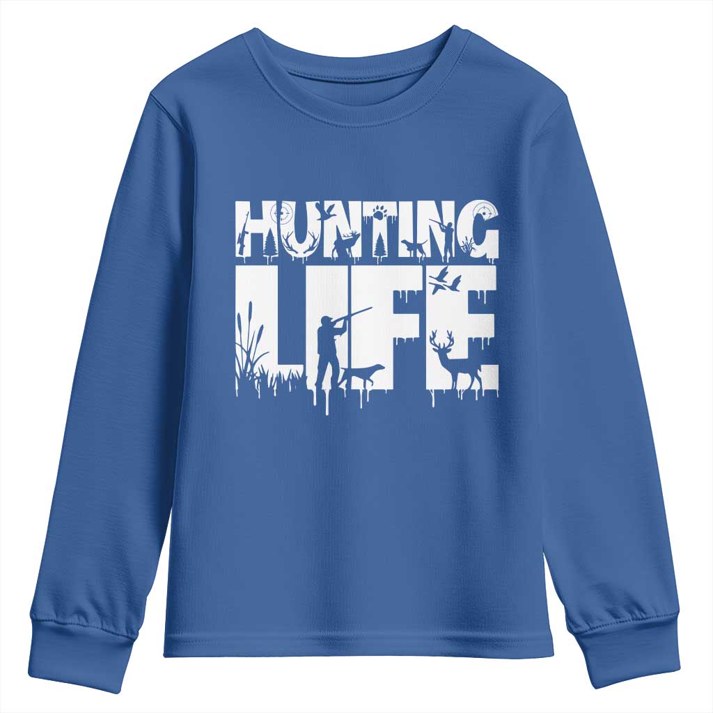Hunting Life Youth Sweatshirt Funny Hunter Gift - Wonder Print Shop