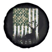 Deer Hunting Spare Tire Cover American Flag Camo Gift - Wonder Print Shop