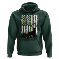 Deer Hunting Hoodie American Flag Camo Gift - Wonder Print Shop