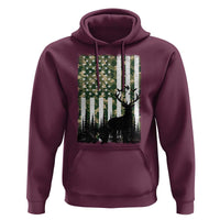 Deer Hunting Hoodie American Flag Camo Gift - Wonder Print Shop