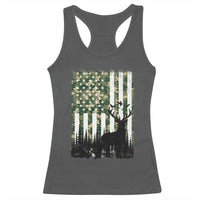 Deer Hunting Racerback Tank Top American Flag Camo Gift - Wonder Print Shop